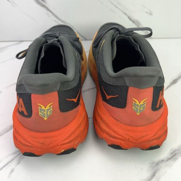 Mens Hoka One One Speedgoat 5 Castlerock Flame Athletic Sneakers 10.5D EU 44 2/3 main image 7